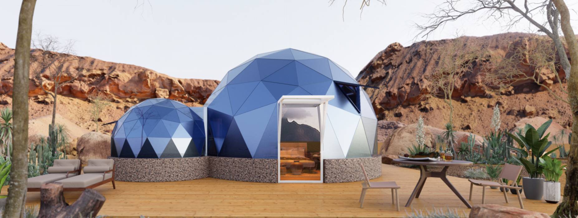 北市区球形智能光伏玻璃星空房